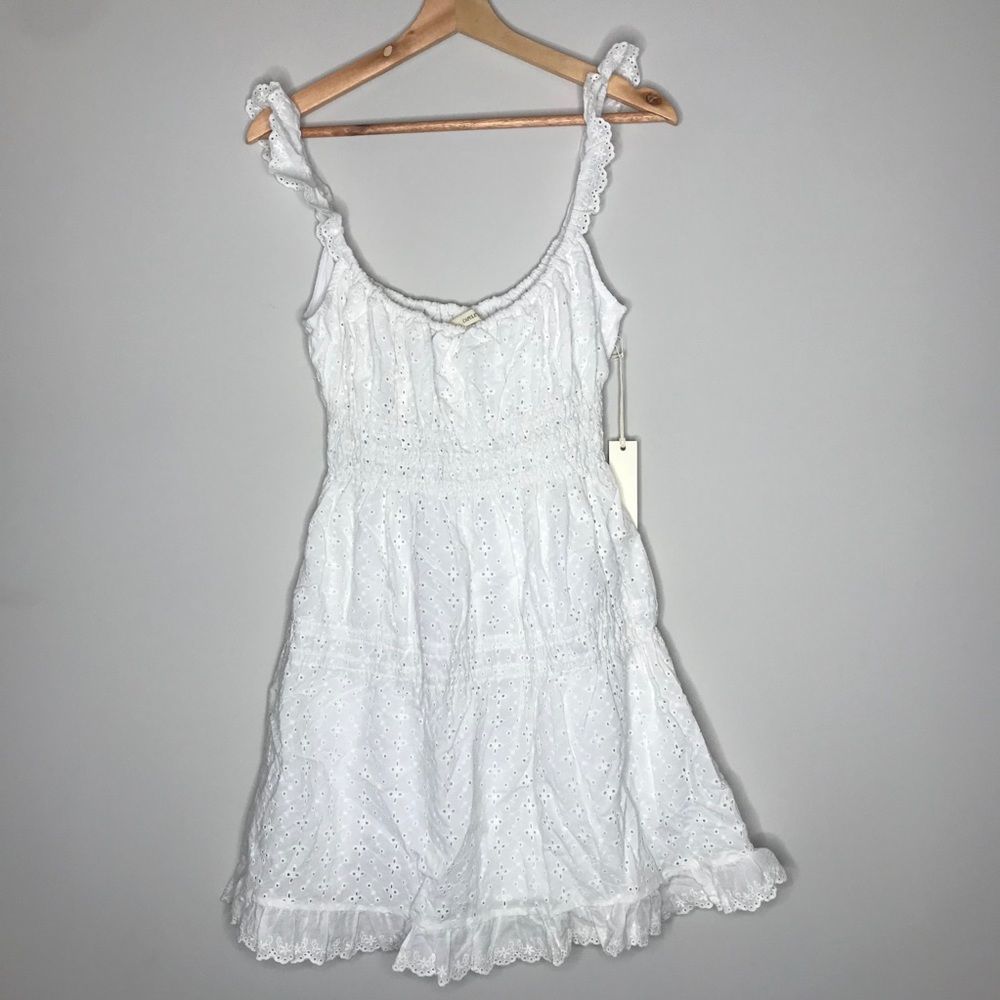 ▪️Capulet x Anthro▪️NWT Eloise Eyelet Mini Dress - Picture 3 of 12